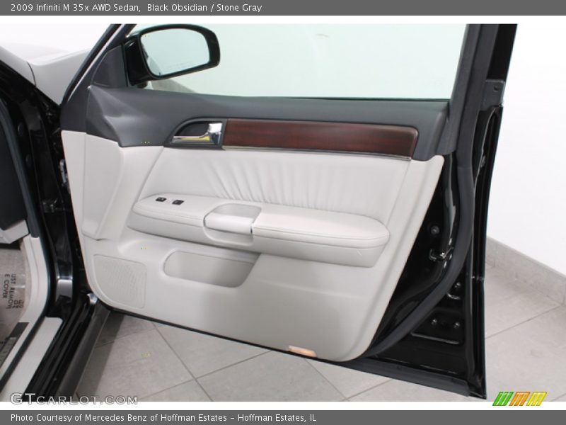 Black Obsidian / Stone Gray 2009 Infiniti M 35x AWD Sedan