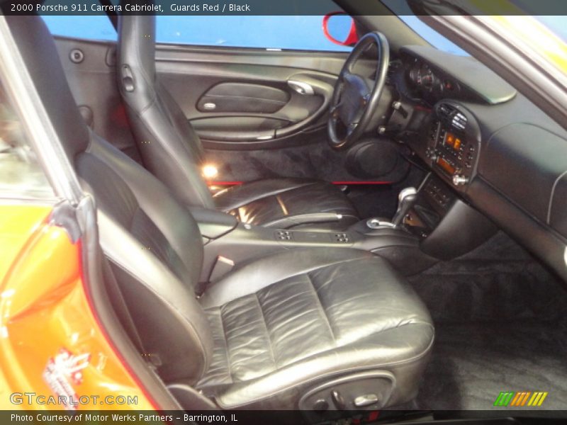 Guards Red / Black 2000 Porsche 911 Carrera Cabriolet