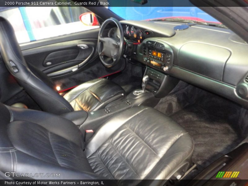 Guards Red / Black 2000 Porsche 911 Carrera Cabriolet