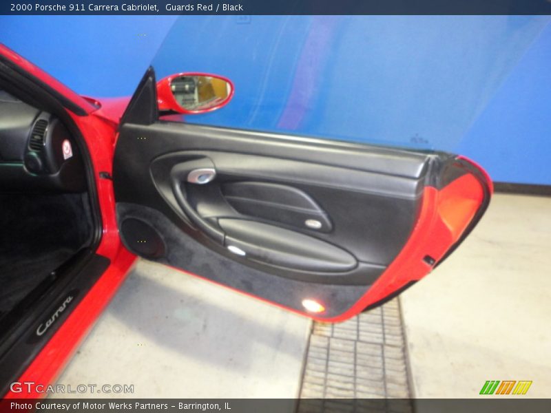 Guards Red / Black 2000 Porsche 911 Carrera Cabriolet