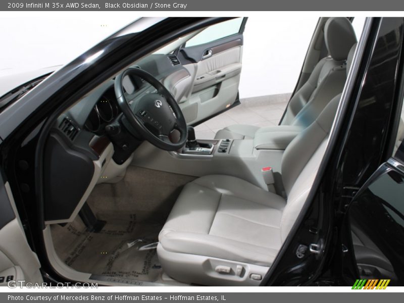 Black Obsidian / Stone Gray 2009 Infiniti M 35x AWD Sedan
