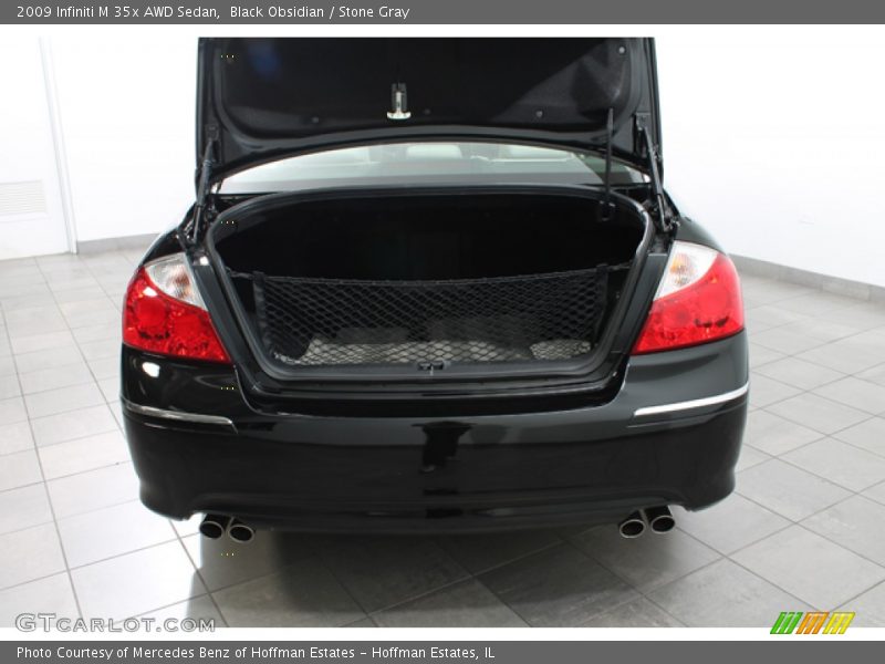 Black Obsidian / Stone Gray 2009 Infiniti M 35x AWD Sedan