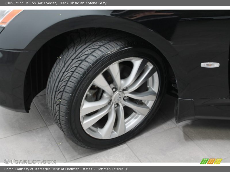 Black Obsidian / Stone Gray 2009 Infiniti M 35x AWD Sedan