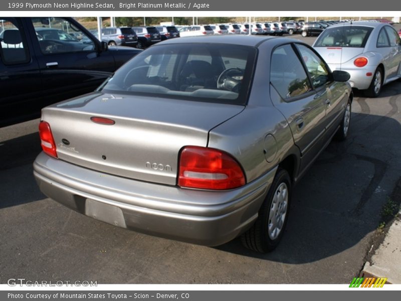 Bright Platinum Metallic / Agate 1999 Plymouth Neon Highline Sedan