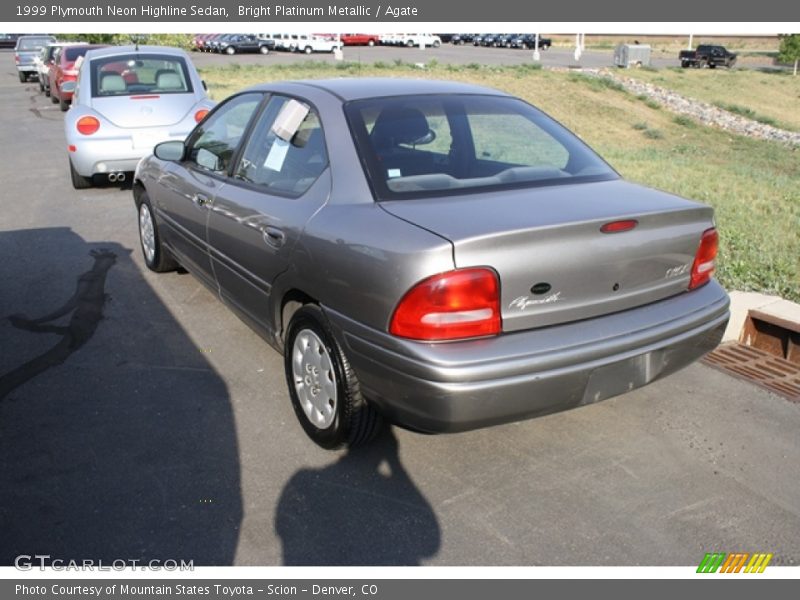 Bright Platinum Metallic / Agate 1999 Plymouth Neon Highline Sedan