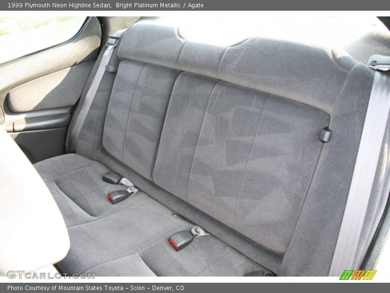 Rear Seat of 1999 Neon Highline Sedan