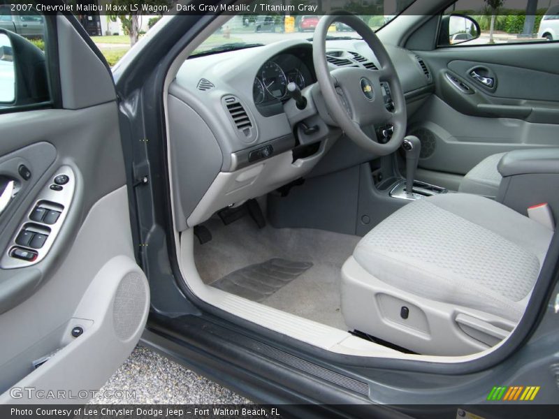 Dark Gray Metallic / Titanium Gray 2007 Chevrolet Malibu Maxx LS Wagon