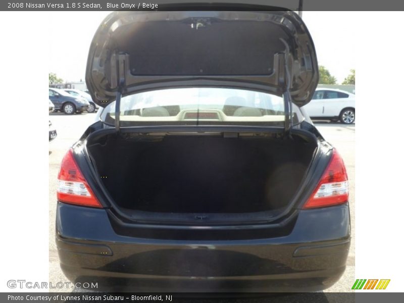 Blue Onyx / Beige 2008 Nissan Versa 1.8 S Sedan