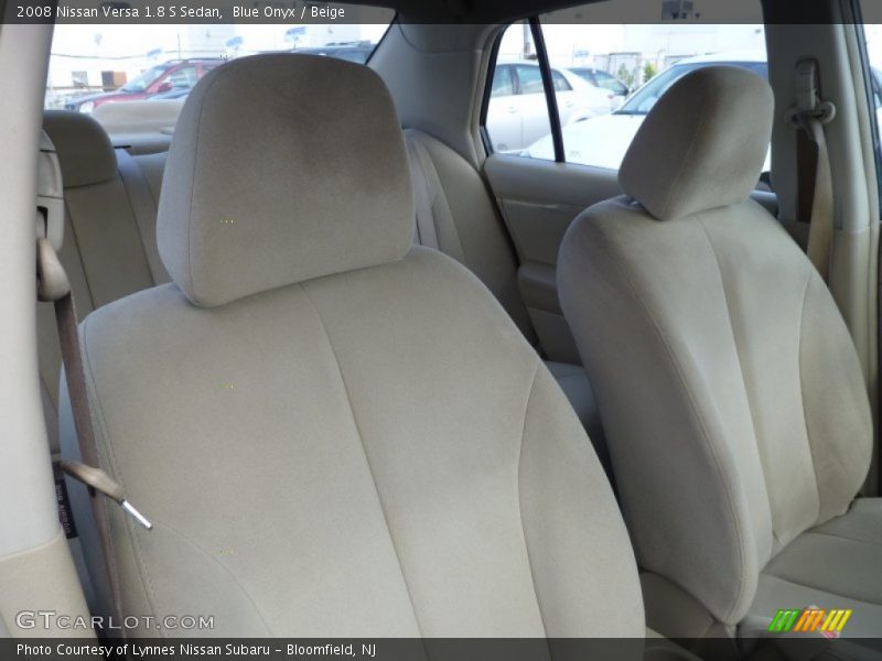 Blue Onyx / Beige 2008 Nissan Versa 1.8 S Sedan