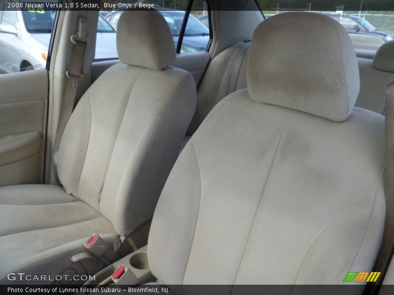 Blue Onyx / Beige 2008 Nissan Versa 1.8 S Sedan