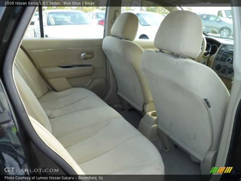 Blue Onyx / Beige 2008 Nissan Versa 1.8 S Sedan