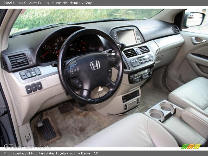 Ocean Mist Metallic / Gray 2006 Honda Odyssey Touring