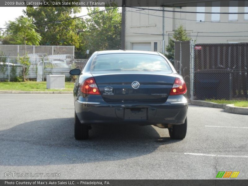 Dark Slate Metallic / Titanium 2009 Buick LaCrosse CX