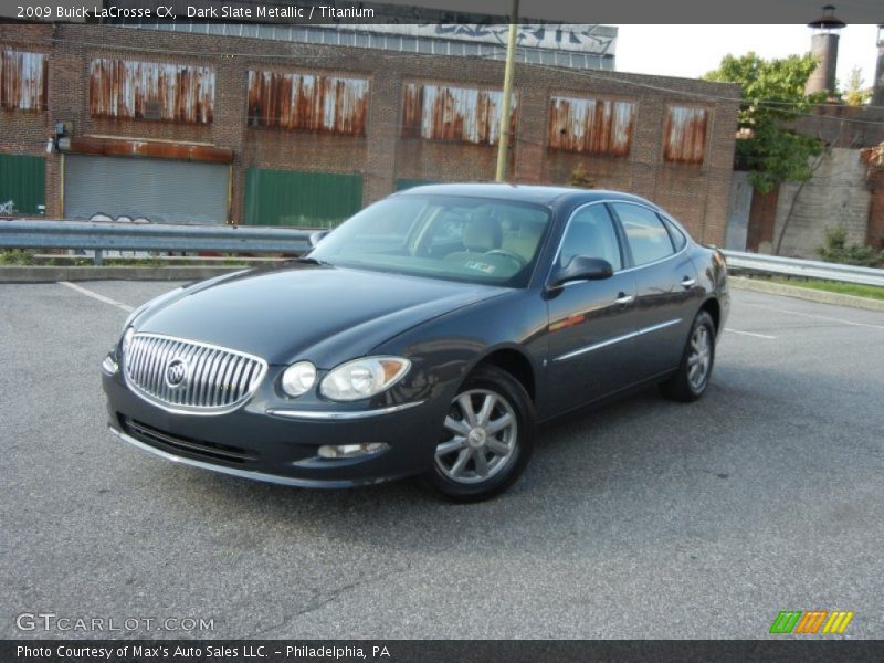 Dark Slate Metallic / Titanium 2009 Buick LaCrosse CX