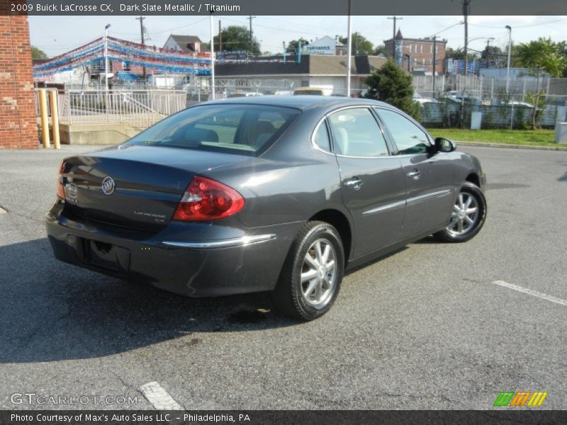 Dark Slate Metallic / Titanium 2009 Buick LaCrosse CX