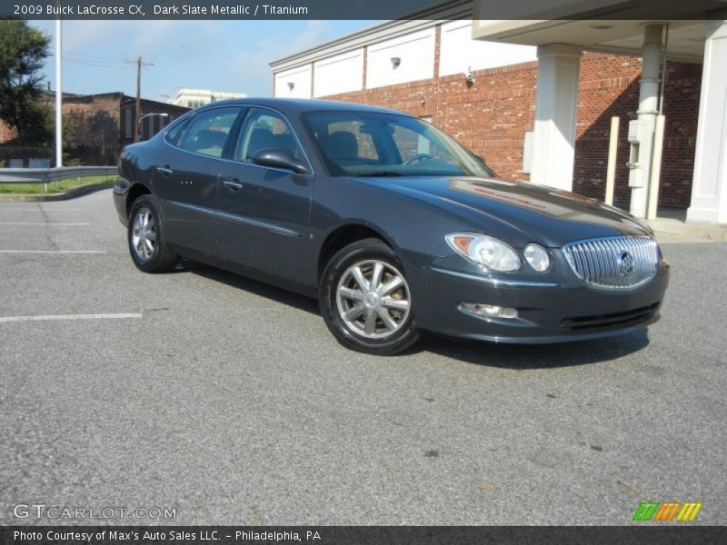 Dark Slate Metallic / Titanium 2009 Buick LaCrosse CX