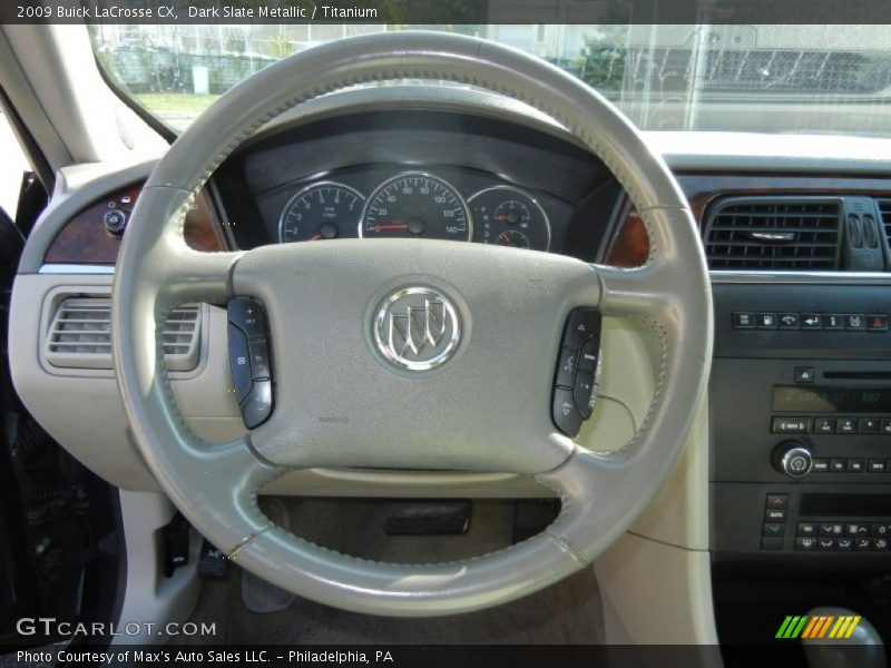 Dark Slate Metallic / Titanium 2009 Buick LaCrosse CX