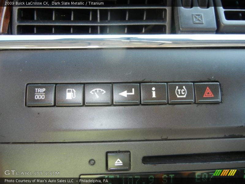 Dark Slate Metallic / Titanium 2009 Buick LaCrosse CX