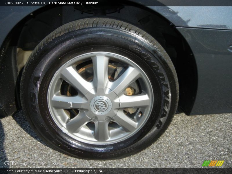 Dark Slate Metallic / Titanium 2009 Buick LaCrosse CX