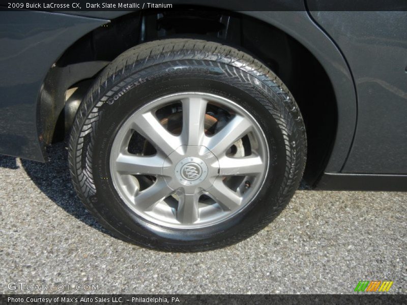 Dark Slate Metallic / Titanium 2009 Buick LaCrosse CX