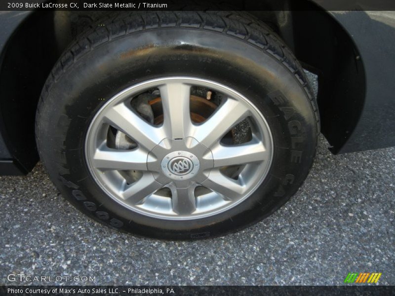 Dark Slate Metallic / Titanium 2009 Buick LaCrosse CX