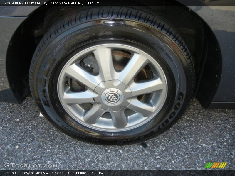 Dark Slate Metallic / Titanium 2009 Buick LaCrosse CX