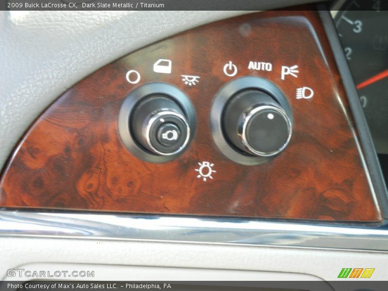 Dark Slate Metallic / Titanium 2009 Buick LaCrosse CX