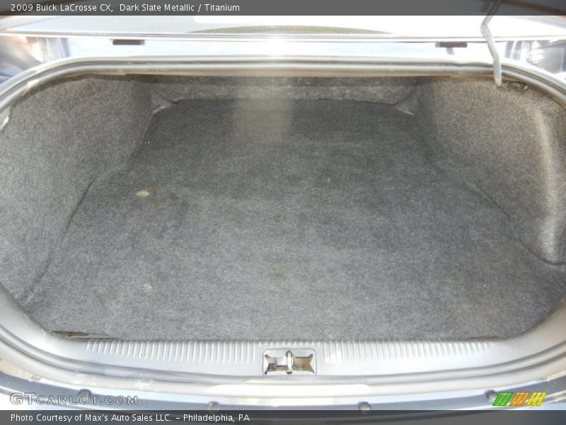 Dark Slate Metallic / Titanium 2009 Buick LaCrosse CX