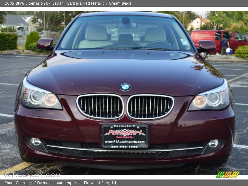 Barbera Red Metallic / Cream Beige 2009 BMW 5 Series 528xi Sedan