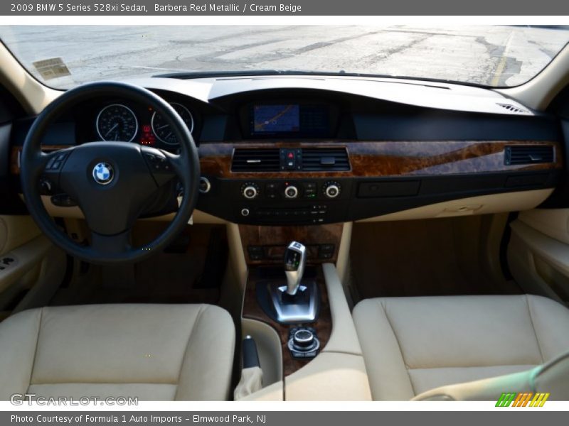 Barbera Red Metallic / Cream Beige 2009 BMW 5 Series 528xi Sedan