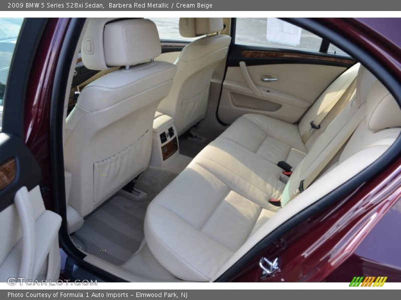 Barbera Red Metallic / Cream Beige 2009 BMW 5 Series 528xi Sedan