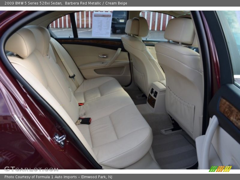 Barbera Red Metallic / Cream Beige 2009 BMW 5 Series 528xi Sedan