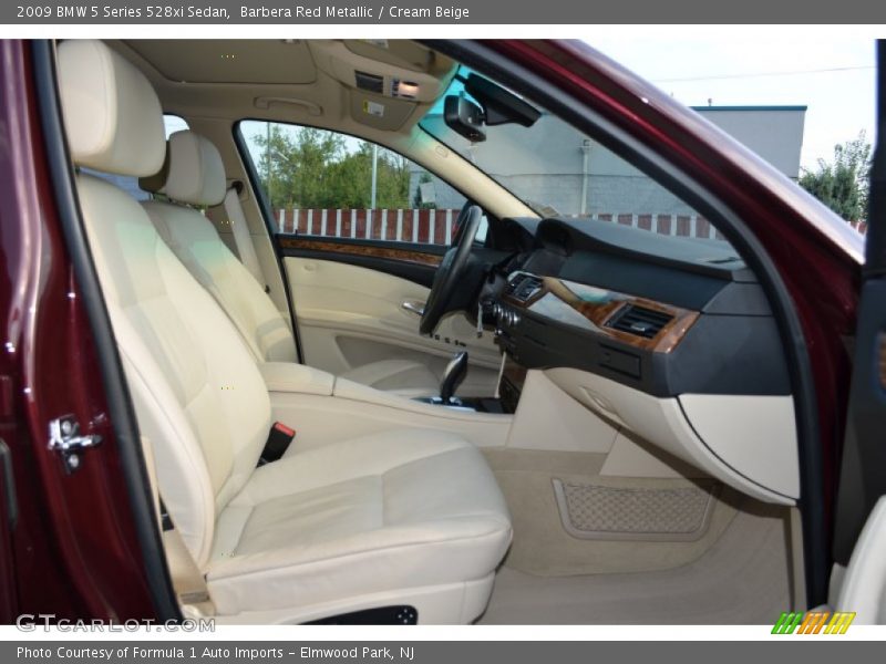Barbera Red Metallic / Cream Beige 2009 BMW 5 Series 528xi Sedan