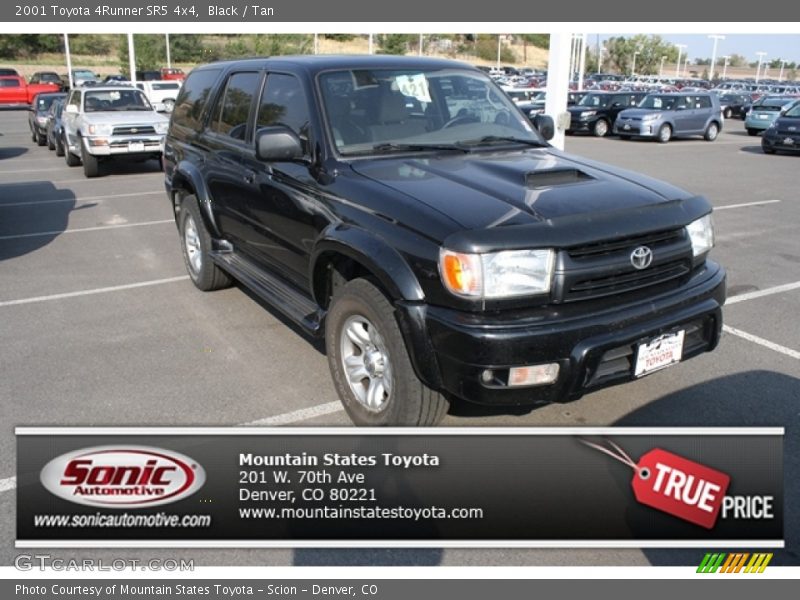 Black / Tan 2001 Toyota 4Runner SR5 4x4