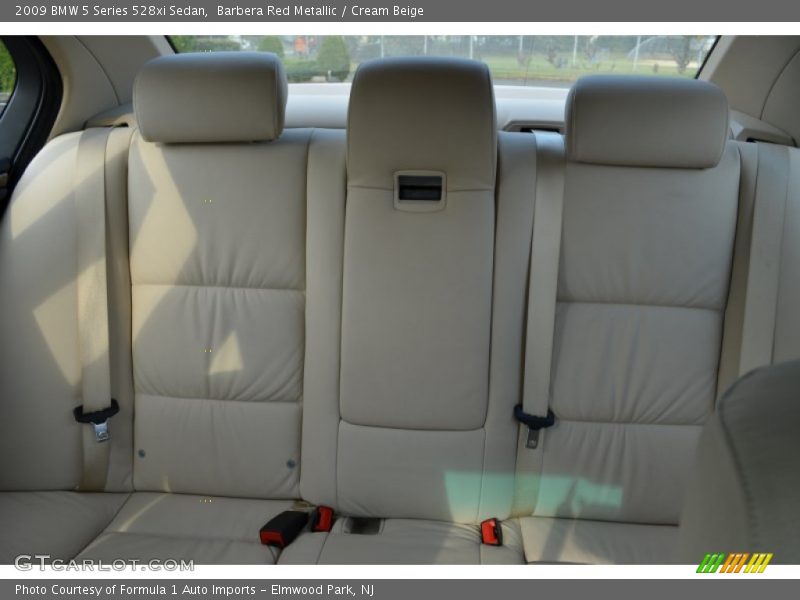 Barbera Red Metallic / Cream Beige 2009 BMW 5 Series 528xi Sedan