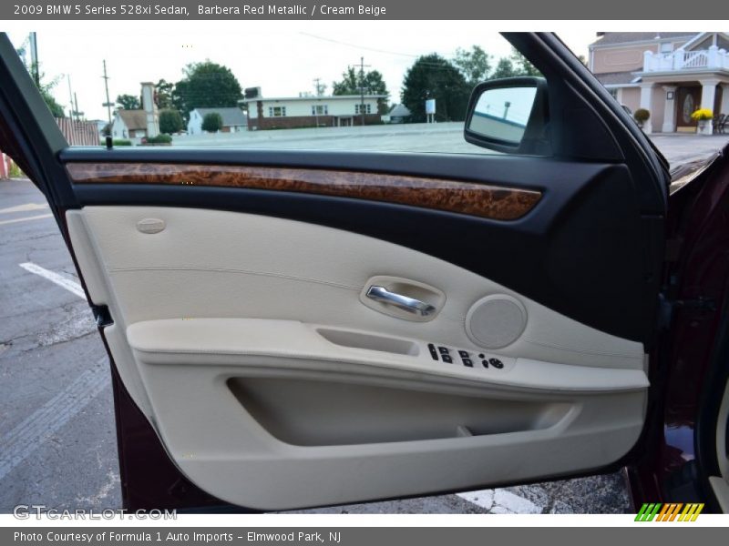 Barbera Red Metallic / Cream Beige 2009 BMW 5 Series 528xi Sedan