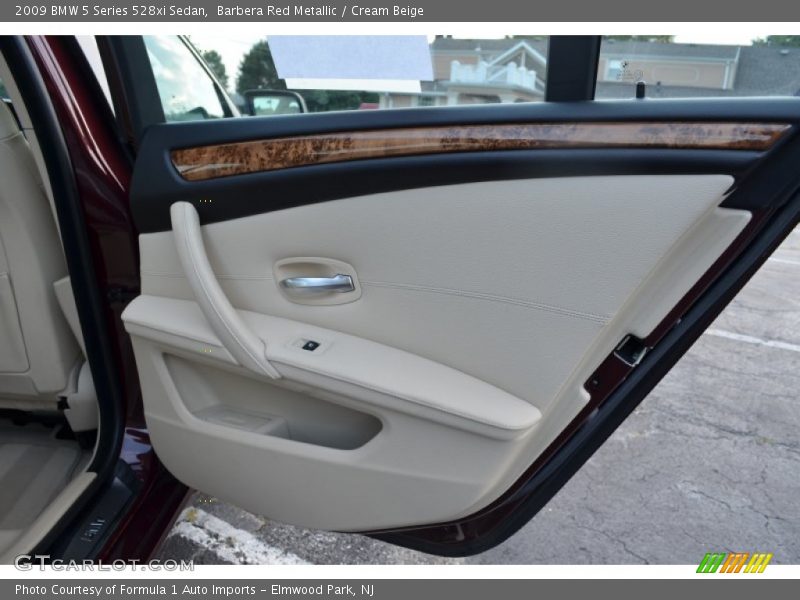 Barbera Red Metallic / Cream Beige 2009 BMW 5 Series 528xi Sedan