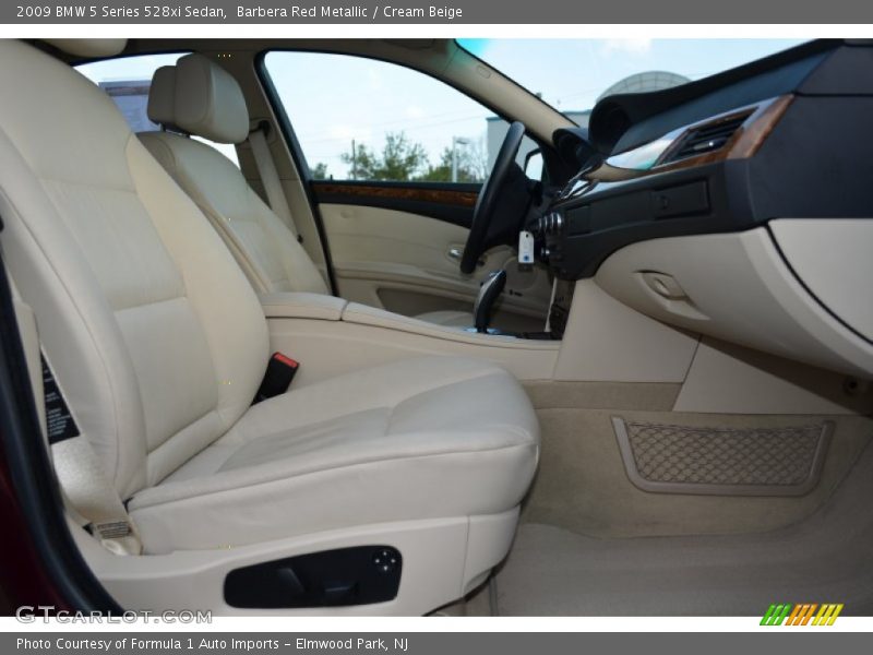 Barbera Red Metallic / Cream Beige 2009 BMW 5 Series 528xi Sedan
