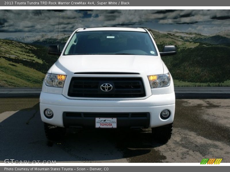 Super White / Black 2013 Toyota Tundra TRD Rock Warrior CrewMax 4x4