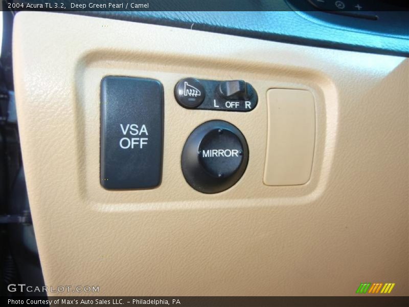 Deep Green Pearl / Camel 2004 Acura TL 3.2