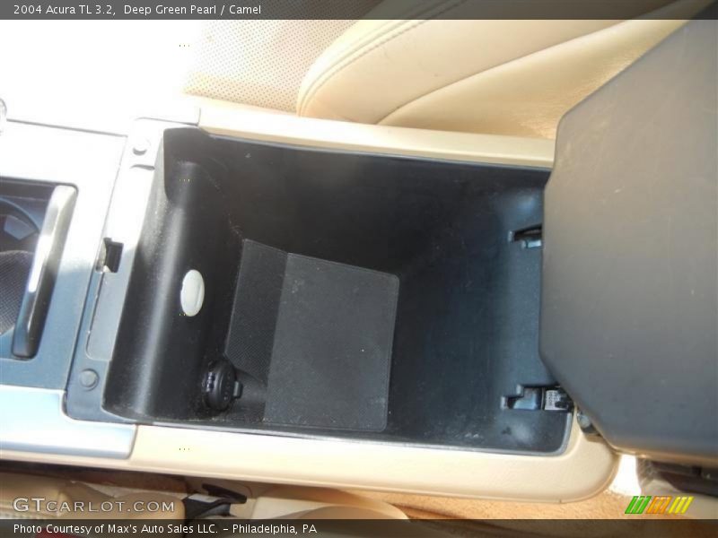 Deep Green Pearl / Camel 2004 Acura TL 3.2