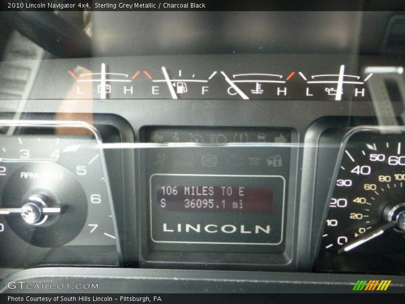 Sterling Grey Metallic / Charcoal Black 2010 Lincoln Navigator 4x4