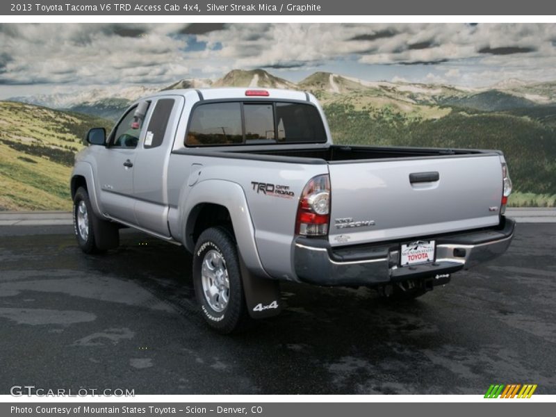 Silver Streak Mica / Graphite 2013 Toyota Tacoma V6 TRD Access Cab 4x4