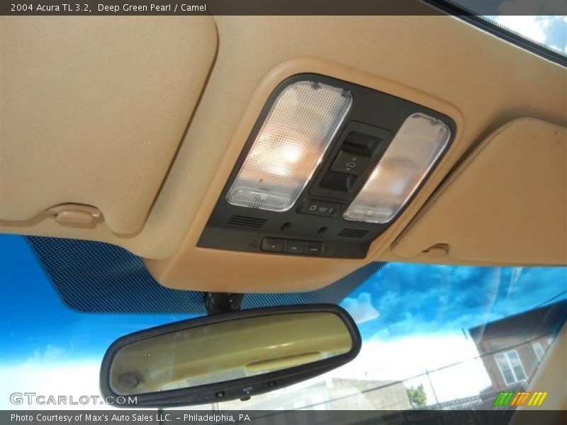 Deep Green Pearl / Camel 2004 Acura TL 3.2