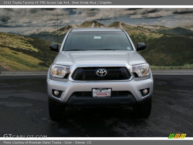 Silver Streak Mica / Graphite 2013 Toyota Tacoma V6 TRD Access Cab 4x4