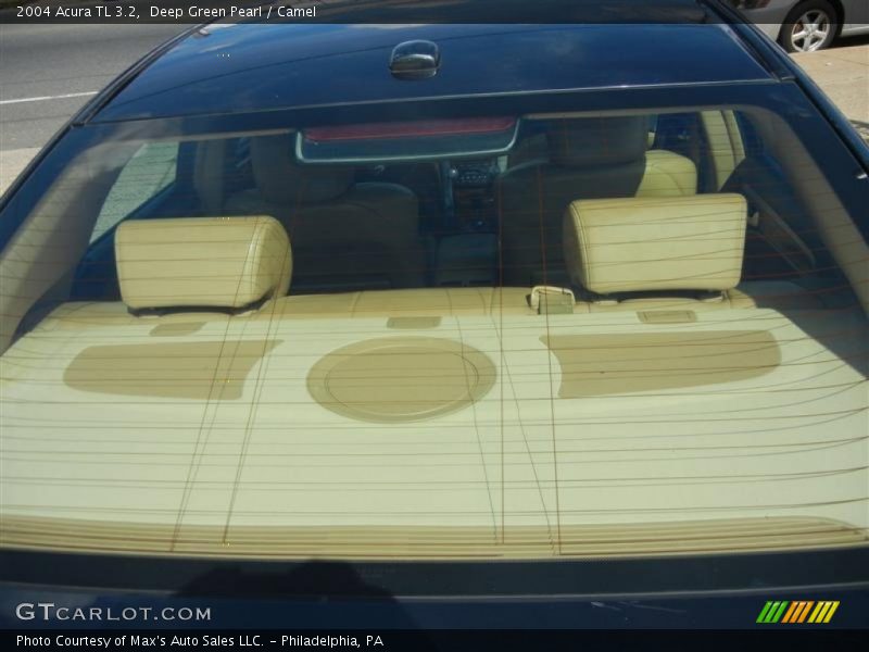 Deep Green Pearl / Camel 2004 Acura TL 3.2
