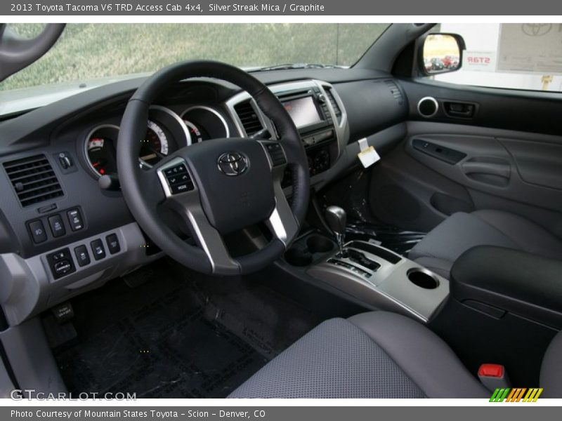 Silver Streak Mica / Graphite 2013 Toyota Tacoma V6 TRD Access Cab 4x4
