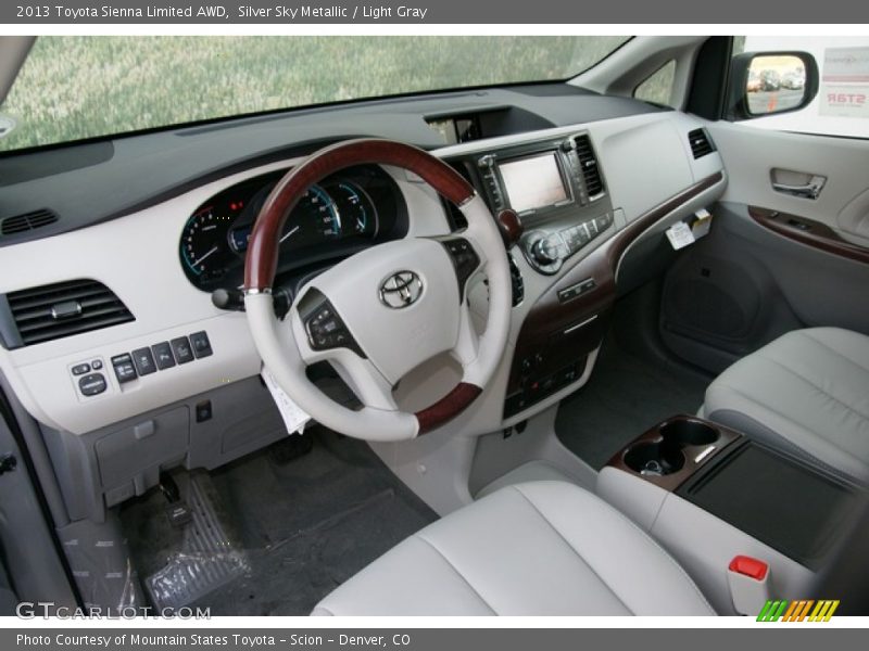  2013 Sienna Limited AWD Light Gray Interior