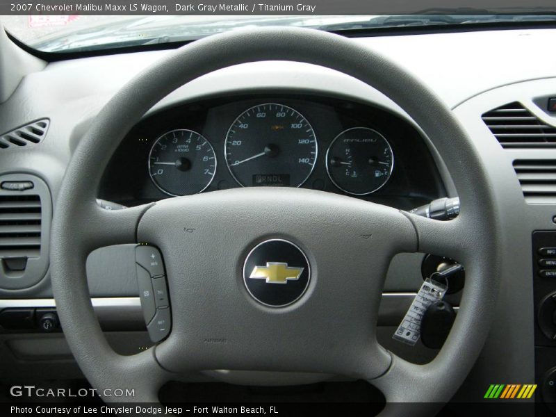 Dark Gray Metallic / Titanium Gray 2007 Chevrolet Malibu Maxx LS Wagon