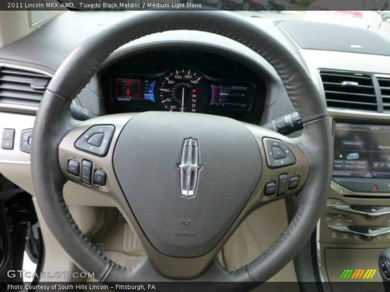 Tuxedo Black Metallic / Medium Light Stone 2011 Lincoln MKX AWD
